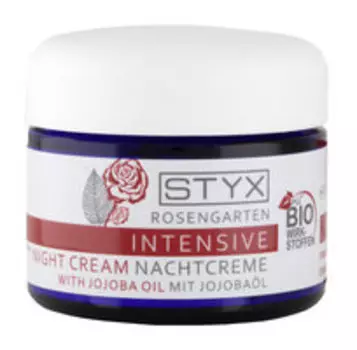 Ночной крем для лица Styx Rosengarten Intensive Night Cream With Jojoba Oil