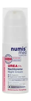 Ночной крем для очень сухой кожи лица с мочевиной 5% и гиалуроновой кислотой Numis Med Urea 5% Night Cream