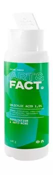 Очищающая энзимная пудра для тела с салициловой кислотой 1,5% Art&Fact. Exfoliation & Anti-Acne Enzyme Powder