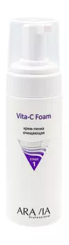Очищающая крем-пенка для лица с витамином C Aravia Professional Vita-C Foaming