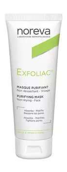 Очищающая маска для лица для кожи склонной к акне Noreva Exfoliac Purifying Mask