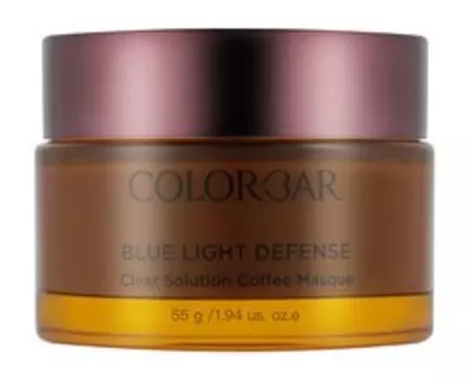 Очищающая маска для лица с защитой от синего света Colorbar Blue Light Defense Clear Solution Coffee Masque