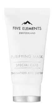 Очищающая маска для жирной и комбинированной кожи лица с каолином Five Elements Special Care Purifying Mask