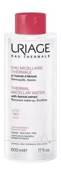 Очищающая мицеллярная вода для чувствительной кожи лица Uriage Thermal Micellar Water Sensitive Skin