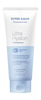 Очищающая пенка для лица Missha Super Aqua Ultra Hyalron Cleansing Foam
