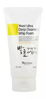 Очищающая пенка для лица с ферментом соевых бобов Skindom Yeast Ultra Deep Cleansing Whip Foam