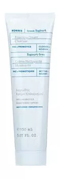 Очищающая пенка для лица с греческим йогуртом, пре- и пробиотиками Korres Greek Yoghurt Foaming Cream Cleanser