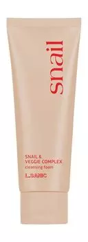 Очищающая пенка для лица с муцином улитки и растительным комплексом L.Sanic Snail and Veggie Complex Cleansing Foam