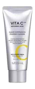 Очищающая пенка для лица с витамином C Missha Vita C Plus Clear Complexion Foaming Cleanser