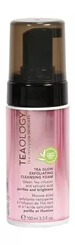 Очищающая пенка для лица с зеленым чаем и салициловой кислотой Teaology Tea Glow Exfoliating Cleansing Foam