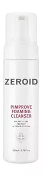 Очищающая пенка для проблемной, склонной к жирности кожи Zeroid Pimprove Foaming Cleanser