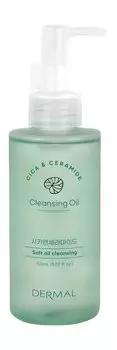 Очищающее гидрофильное масло для лица с экстрактом центеллы азиатской и церамидами Dermal Cica & Ceramide Cleansing Oil