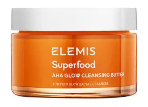 Очищающее масло для лица с AHA-кислотами и энзимами тыквы Elemis Superfood AHA Glow Cleansing Butter