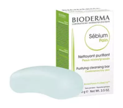 Очищающее мыло для комбинированной, жирной и проблемной кожи Bioderma Sebium Pain