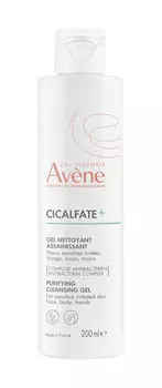 Очищающий гель для чувствительной и раздраженной кожи лица Avene Cicalfate Purifying Cleansing Gel