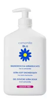 Очищающий гель для чувствительной кожи с экстрактами риса и ромашки Camomilla Blu Ultra Soft Shower Bath