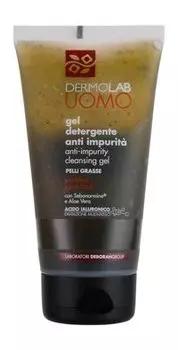 Очищающий гель для жирной кожи лица Dermolab UOMO Anti-Impurity Cleansing Gel