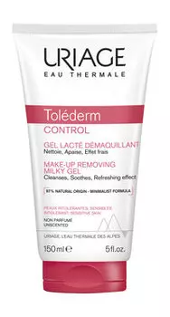 Очищающий гель-молочко для снятия макияжа Uriage Tolederm Control Make-up Removing Milky Gel