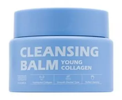 Очищающий гидрофильный бальзам для чувствительной и сухой кожи лица Tenzero Young Collagen Cleansing Balm