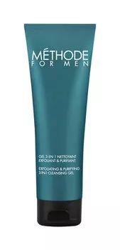 Очищающий и отшелушивающий гель 3 в 1 Mthode Jeanne Piaubert Mthode for Men Gel 3 En 1 Nettoyant Exfoliant & Purifiant