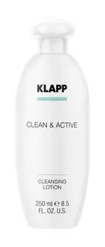 Очищающий лосьон для лица с экстрактом крапивы Klapp Clean & Active Cleansing Lotion