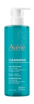 Очищающий матирующий гель для проблемной кожи лица Avene Cleanance Gel Nettoyant