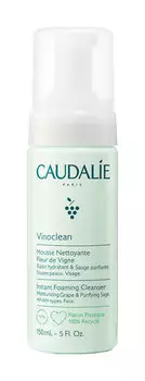 Очищающий мусс для лица с шалфеем и зеленым виноградом Caudalie Vinoclean Instant Foaming Cleanser