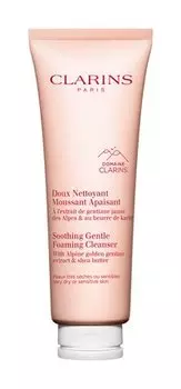 Очищающий пенящийся крем для очень сухой и чувствительной кожи Clarins Soothing Gentle Foaming Cleanser