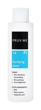 Очищающий тоник для лица с BHA PRUV:ME Pt 14 Purifying Toner