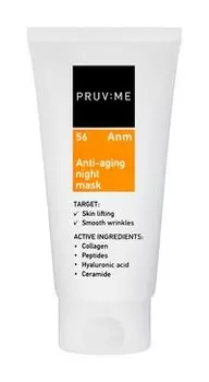 Омолаживающая ночная маска для лица с коллагеном и пептидами PRUV:ME Anm 56 Anti-Aging Night Mask