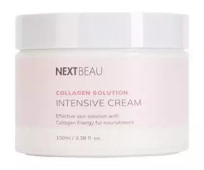 Омолаживающий крем с гидролизованным коллагеном NextBeau Collagen Solution Intensive Cream