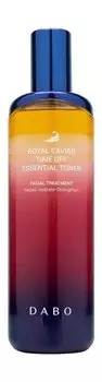 Омолаживающий тонер для лица с экстрактом икры и пептидами Dabo Royal Caviar Time Off Essential Toner