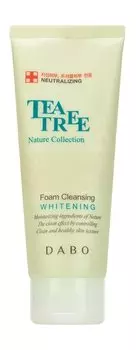 Осветляющая пенка для умывания с маслом чайного дерева Dabo Nature Collection Tea Tree Whitening Cleansing Foam