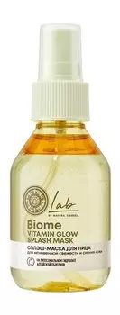 Освежающая сплэш-маска для лица с аминокислотами Natura Siberica Lab Biome Vitamin Glow Splash Mask