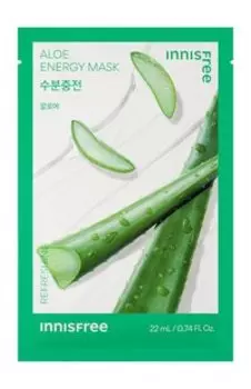 Освежающая тканевая маска для лица с экстрактом алоэ Innisfree Refreshing Aloe Energy Mask