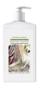 Освежающее жидкое мыло для рук с маслами сливы какаду и эвкалипта Empire Australia Australian Art Series Kakadu Plum + Eucalyptus Refreshing Hand Wash