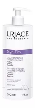 Освежающий гель для интимной гигиены Uriage Gyn-Phy Refreshing Gel Intimate Hygiene
