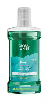 Освежающий ополаскиватель для полости рта Global White Fresh Anti Tobacco Mouthwash