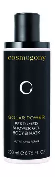 Освежающий парфюмированный шампунь и гель для душа с древесным ароматом Cosmogony Solar Power Perfumed Shower Gel Body & Hair Nutrition & Repair