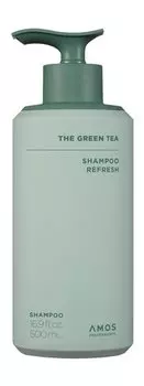Освежающий шампунь для волос с зеленым чаем Amos Professional The Green Tea Refresh Shampoo
