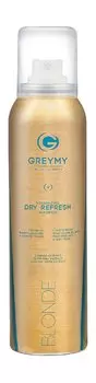 Освежающий сухой шампунь для светлых волос Greymy Volumizing Dry Refresh Shampoo Blonde