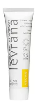 Отбеливающая зубная паста с маслом лимона и экстрактом брусники Levrana Natural Origin Toothpaste Gentle Whitening