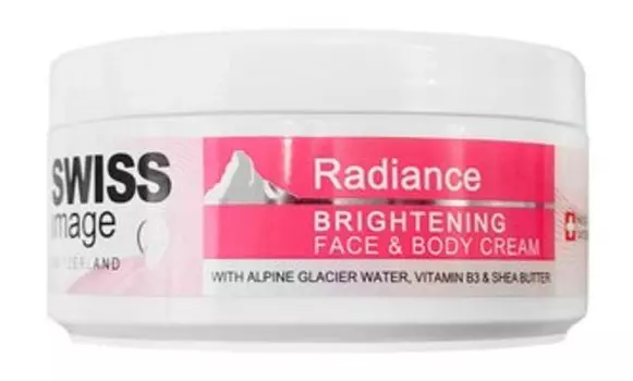 Отбеливающий крем для лица и тела с маслом ши и ниацинамидом Swiss Image Radiance Brightening Face & Body Сream