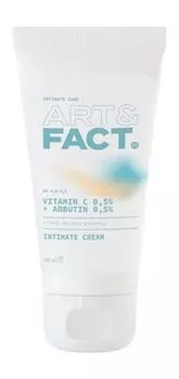 Отбеливающий крем для тела и интимных зон с витамином С и арбутином Art&Fact. Intimate Care Delicate Whitening Intimate Cream