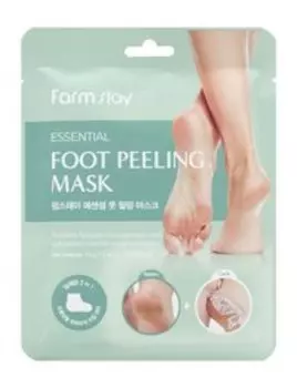 Отшелушивающая маска-носочки для ног с комплексом кислот и мочевиной FarmStay Essential Foot Peeling Mask