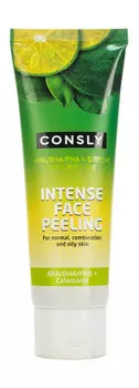Отшелушивающий гель для интенсивного очищения кожи лица Consly Intense Face Peeling with Calamansi and AHA, BHA, PHA