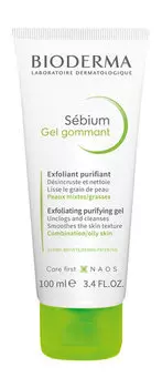 Отшелушивающий гель с микрогранулами для комбинированной, жирной и проблемной кожи Bioderma Sebium Gel Gommant