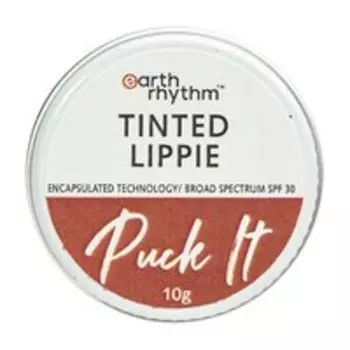 Оттеночный тинт-бальзам для губ и щек Earth Rhythm Puck It Tinted Lippie SPF 30