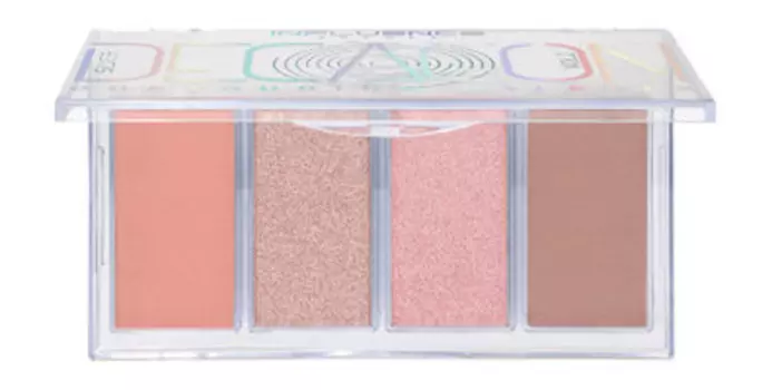 Палетка для контуринга Influence Beauty Silver Decagon Contouring Palette