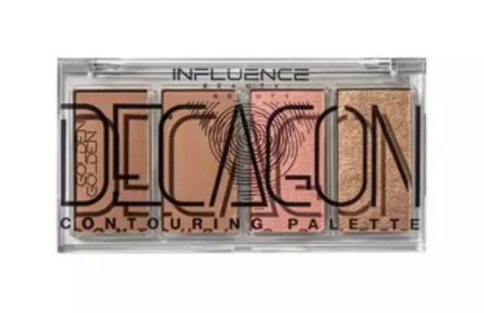 Палетка для контуринга со схемой золотого сечения Influence Beauty Golden decagon Contouring Palette